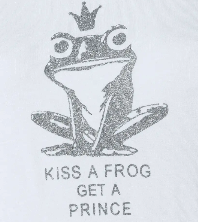 T-Shirt mit Print * Kiss a frog* - 0