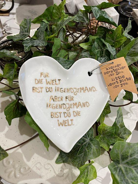 Kleiner Herzteller *Für die Welt...*