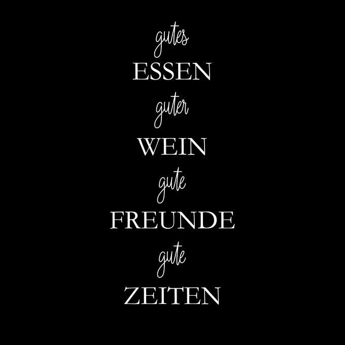Servietten *... gutes Essen, guter Wein*