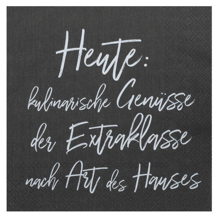 Servietten *kulinarische Genüsse*