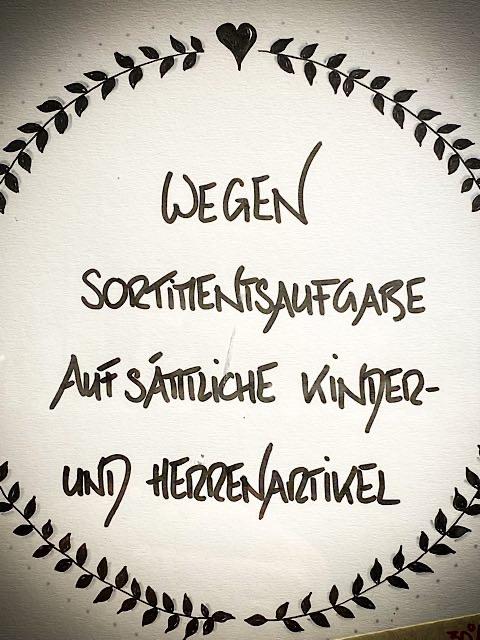 Grosser TOTALAUSVERKAUF