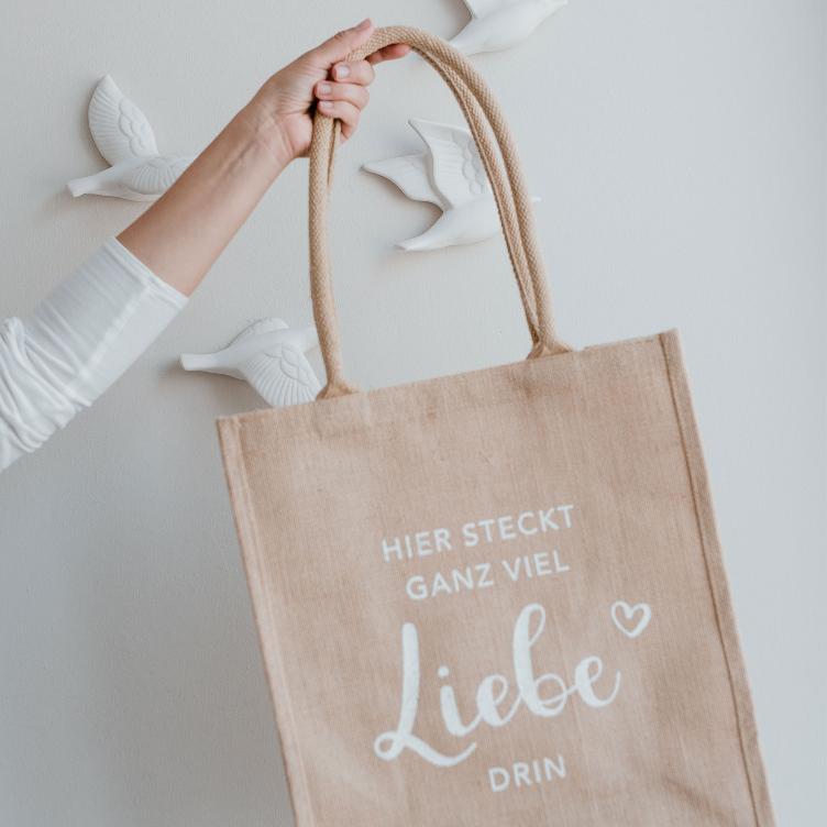 Juteshopper *Liebe* - 0