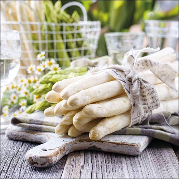 Serviette *Spargelzeit*