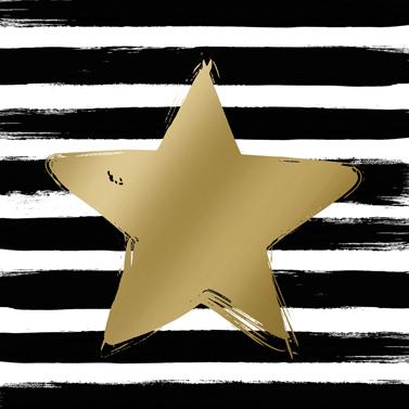 Serviette *goldener Stern*