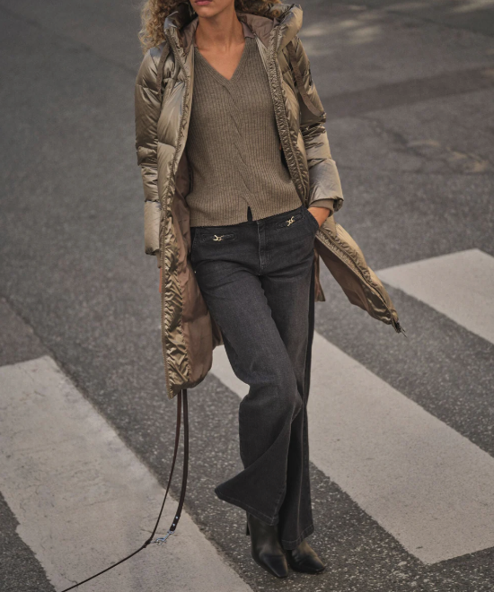 MMNova Metallic Daunenjacke *brindle* - 2