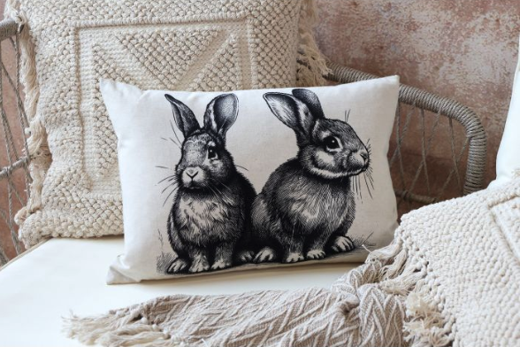 Kissenhülle *Hassenpaar* - 1