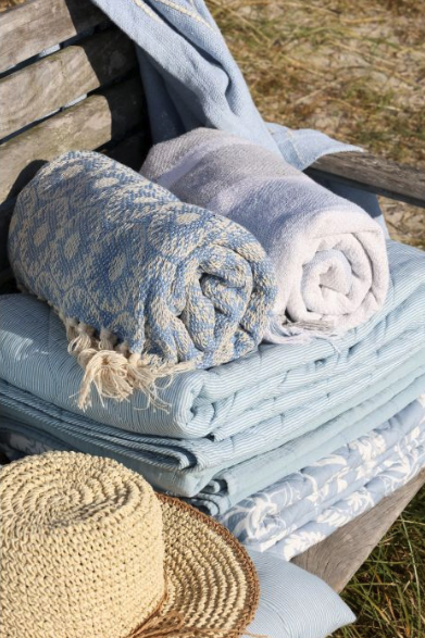 Quilt / Plaid *maritimes Streifenmuster* - 2