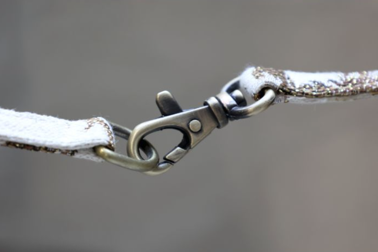 Shopper / Tasche mit Goldmuster - 0