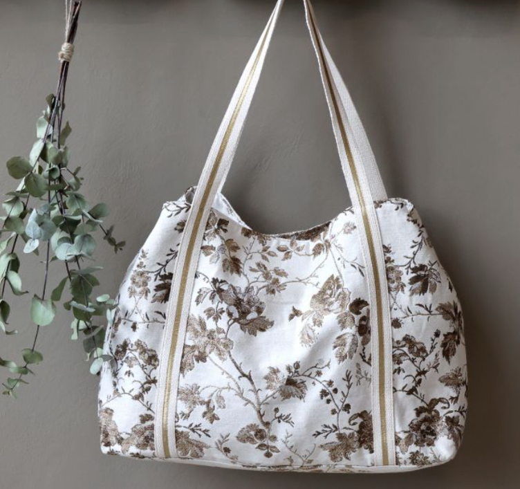 Shopper / Tasche mit Goldmuster