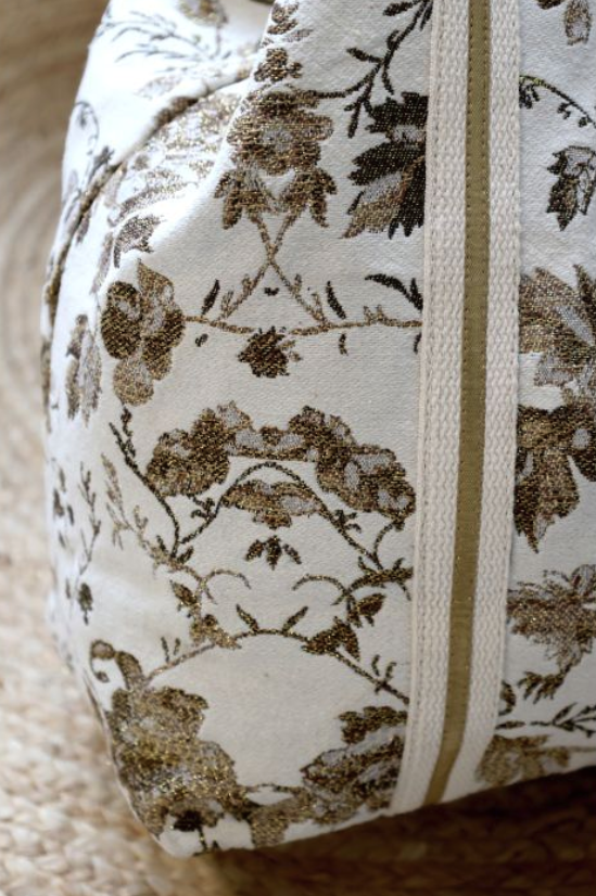 Shopper / Tasche mit Goldmuster - 1