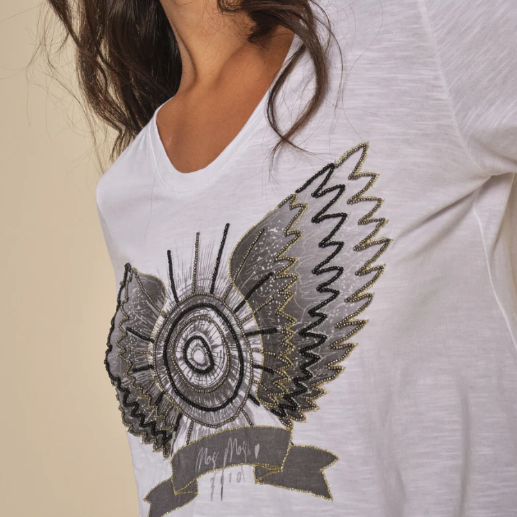 T-Shirt MMGethi weiss - 1