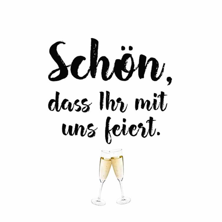 Servietten *Schön feiern*