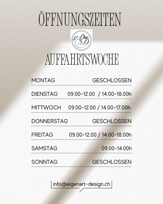 Öffnungszeiten Auffahrt