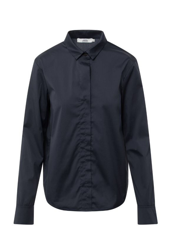 Baumwoll-Bluse *Juna* blau - 1