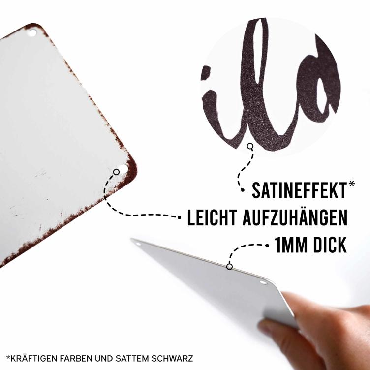Textschild *Glückskind* - 0