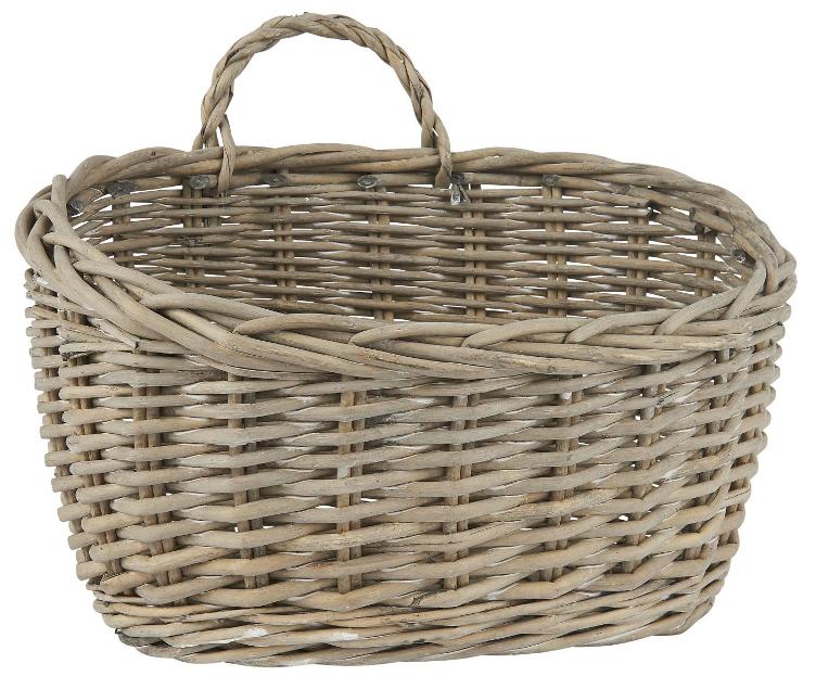 Wandkorb oval mit Henkel