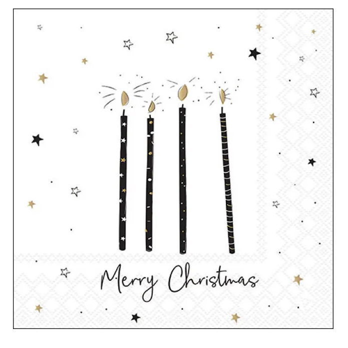 Servietten *Merry Christmas* 33*33