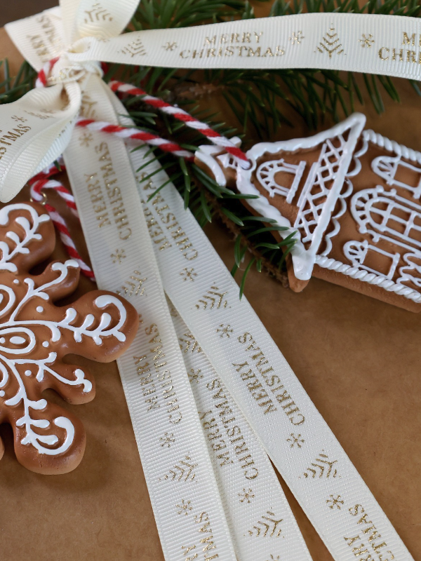 Geschenkband creme 5m - 1