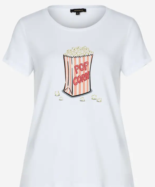 T-Shirt mit Print * Popcorn *