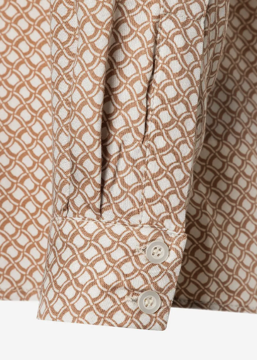 Viskose-Bluse *Minimal Print* - 1