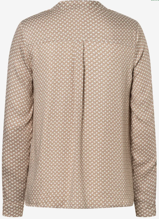 Viskose-Bluse *Minimal Print* - 0
