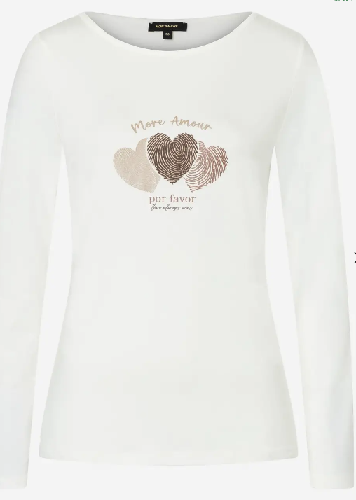 T-Shirt mit Herz-Print
