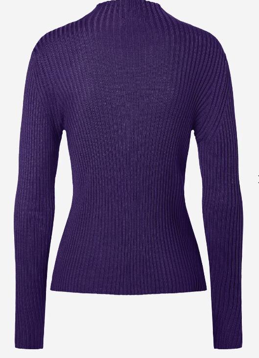 Rippstrick- Pullover pure purple - 0