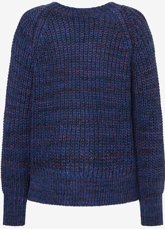 Strickpullover purple melange - 1