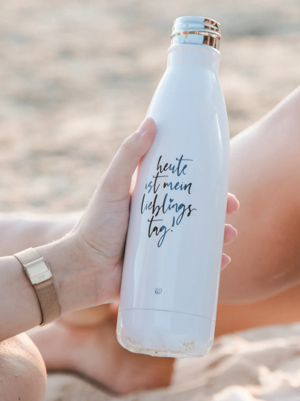 Trinkflasche / Thermosflasche *Lieblingstag*