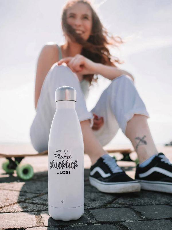 Trinkflasche / Thermosflasche *Auf die Plätze* - 1