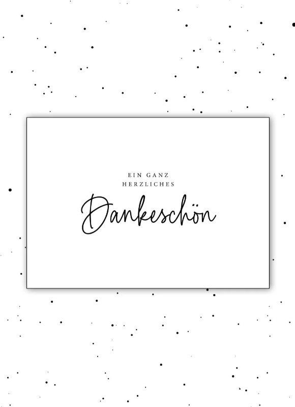 Postkarte *Dankeschön* - 0