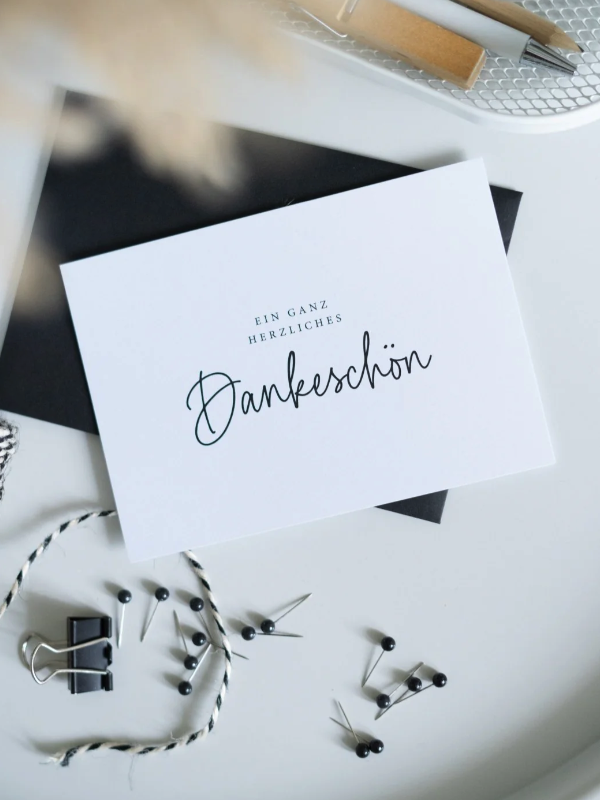 Postkarte *Dankeschön* - 1