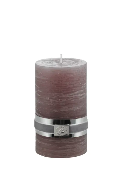 Kerze *rustic* 12,5 cm dusty aubergine
