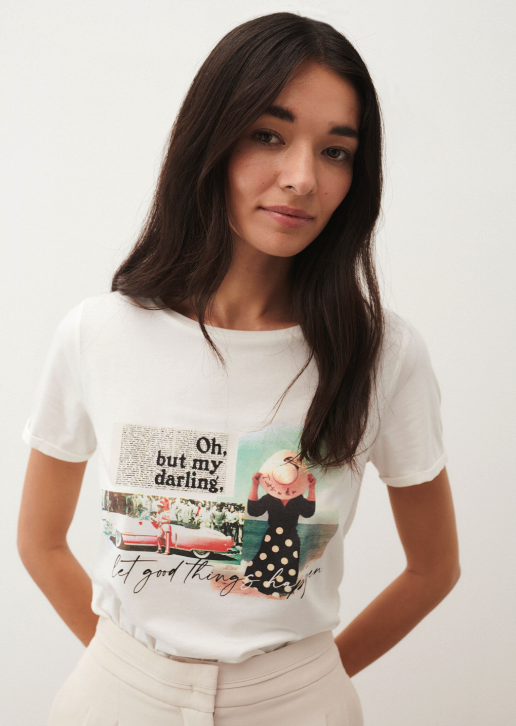 T-Shirt mit Print 50erJahre - 1