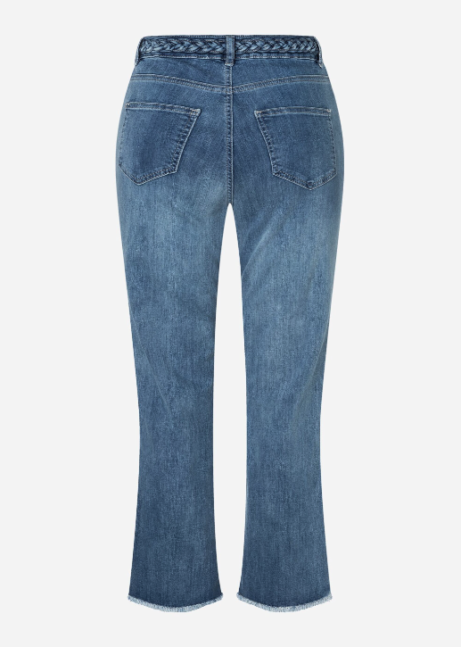 verkürzte Jeans *light blue denim* - 0