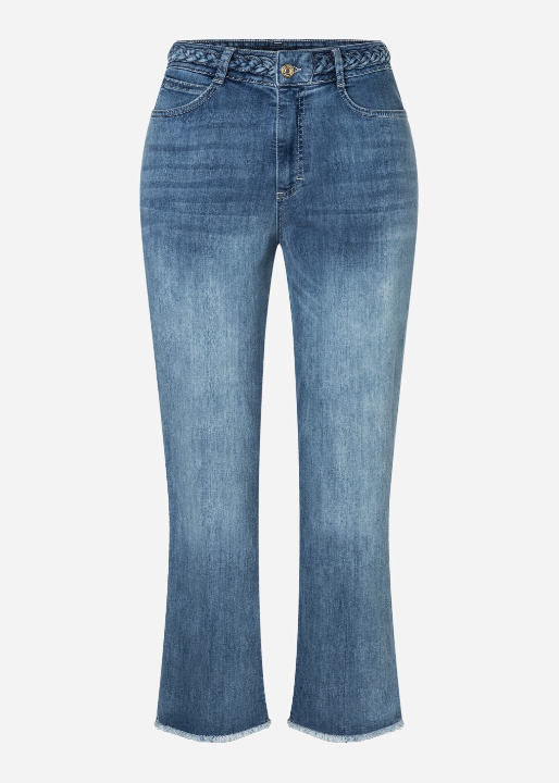 verkürzte Jeans *light blue denim*