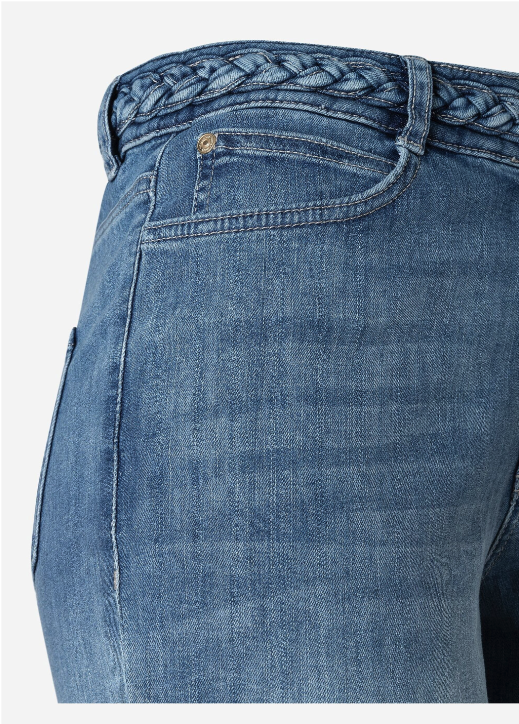 verkürzte Jeans *light blue denim* - 1