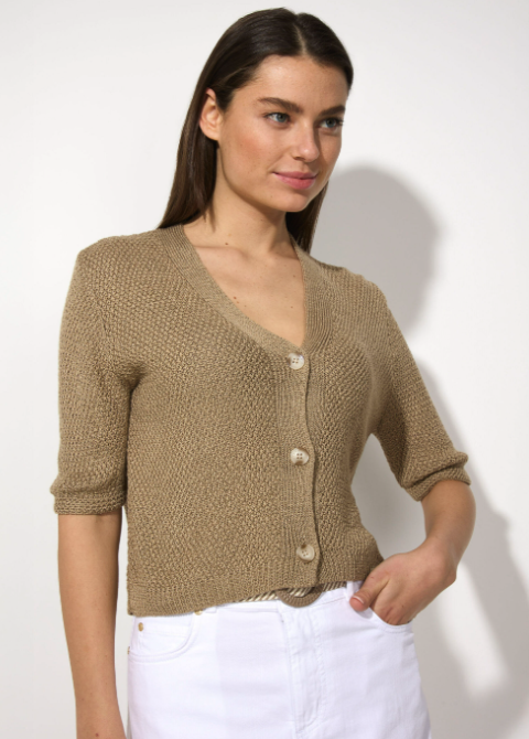 Ajour Cardigan *beige*