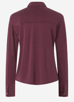 Jersey-Bluse *ruby orchid* - 2