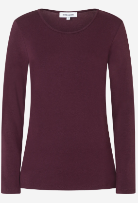 Rundhals-Shirt *ruby orchid*