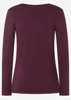 Rundhals-Shirt *ruby orchid* - 1