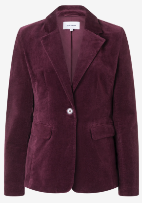 Samt-Blazer *ruby orchid* - 2