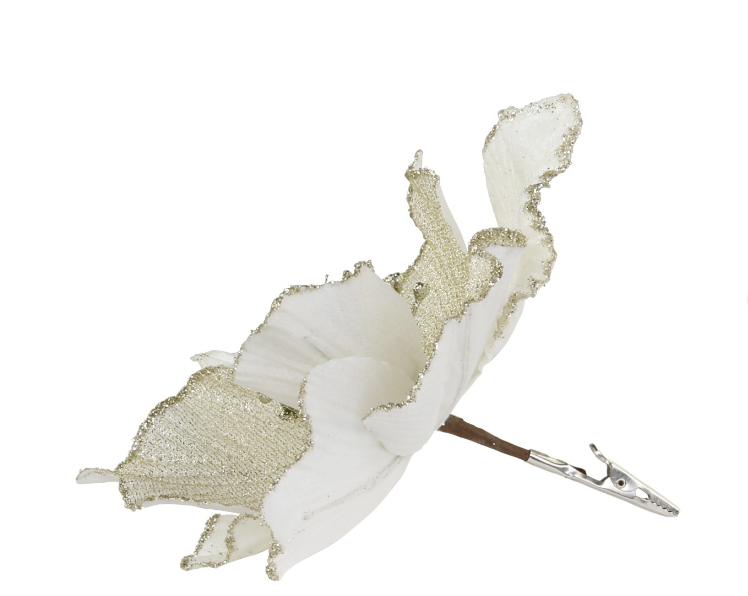 Dekorative Blume am Clip 20cm - 0