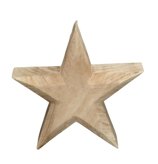 Deko-Stern natur 40 cm