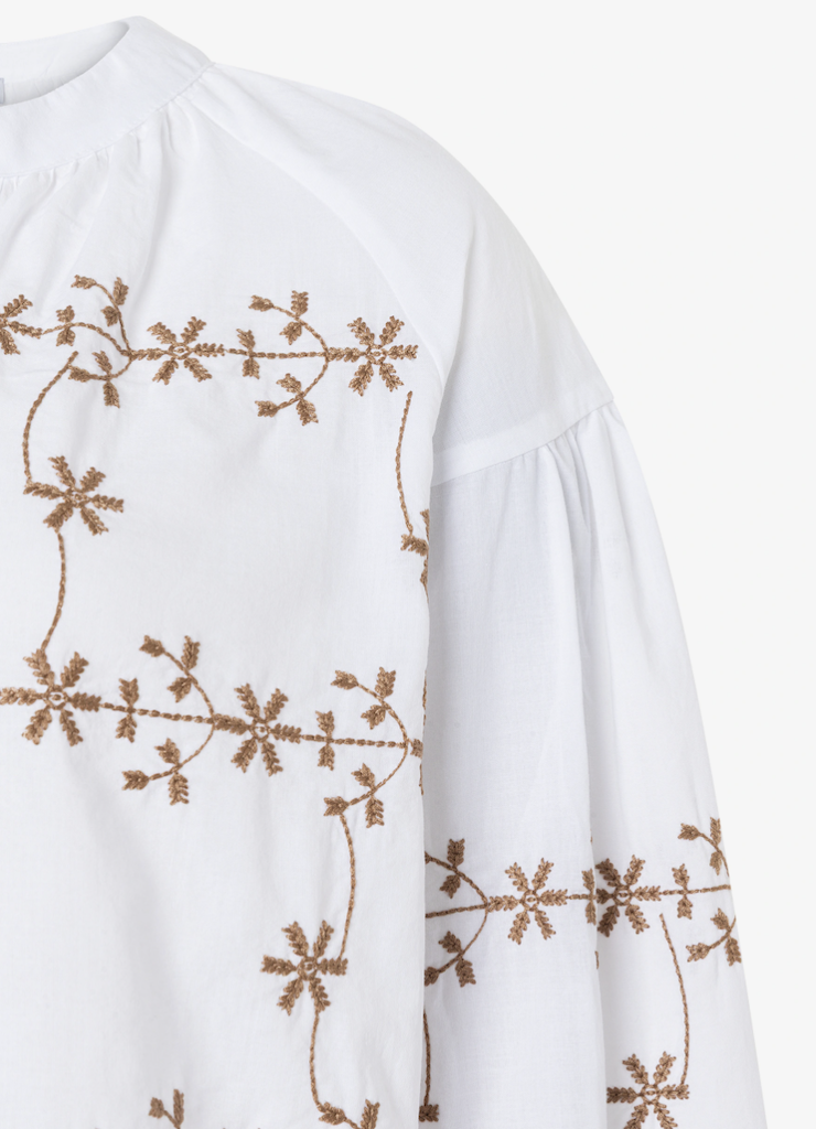 Tunica-Bluse bestickt - 0