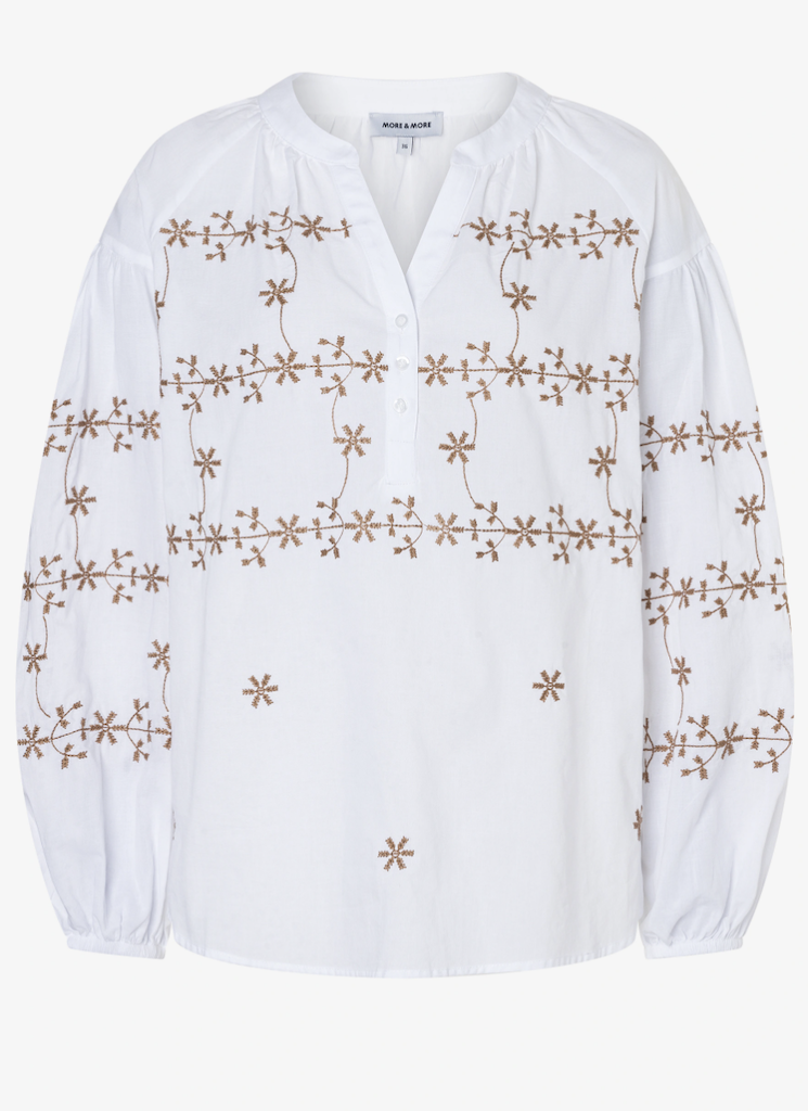 Tunica-Bluse bestickt