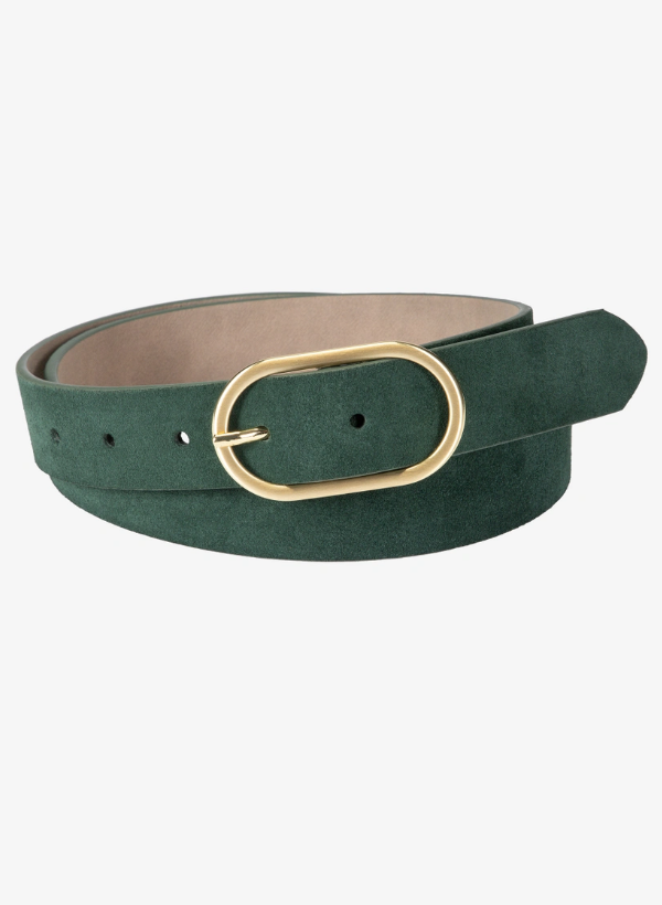Ledergürtel *forest green *