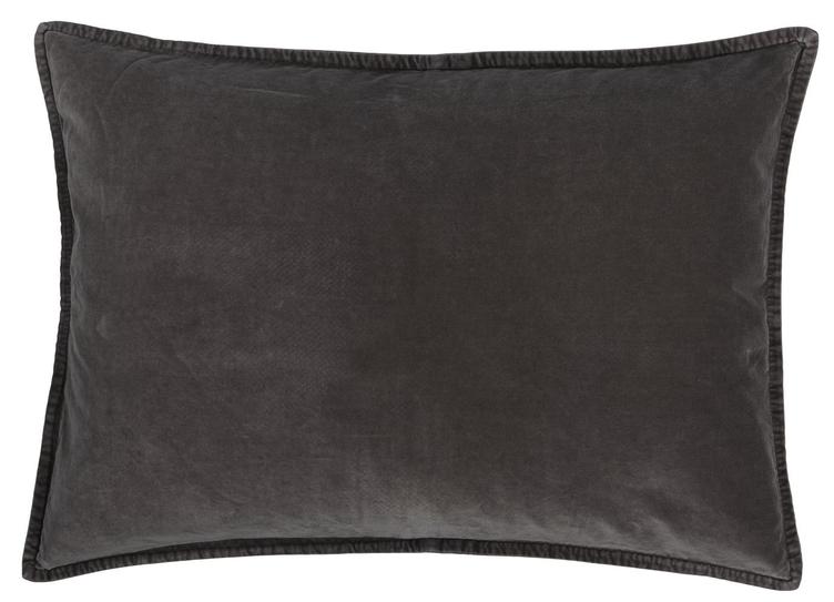 Kissenbezug *Velour* anthrazit