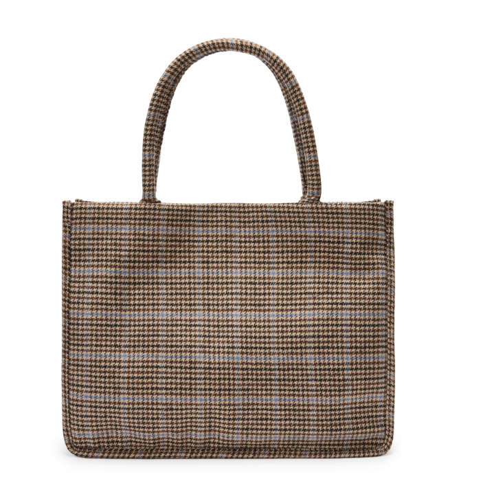 Shopper *Karomuster & Schriftzug* - 0
