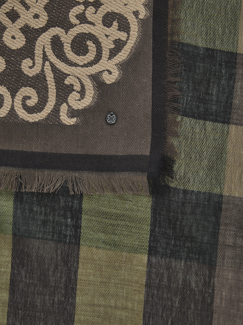 Jaquard Scarf Polyester Cotton Mix - 2